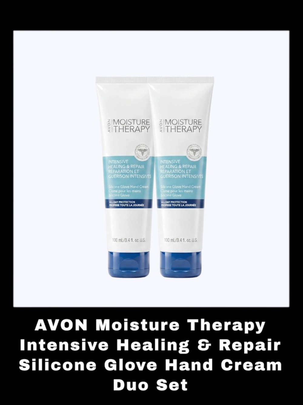 AVON Moisture Therapy Intensive Healing & Repair Silicone Glove Hand Cream Set